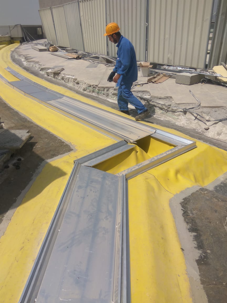 Expansion Joint Work For Sky Bubble Terrace At Dubai gallery